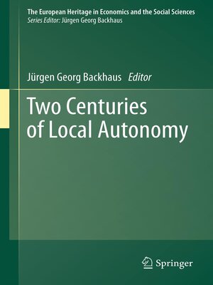 cover image of Two Centuries of Local Autonomy
